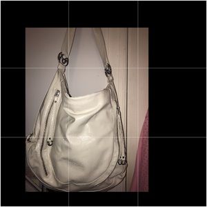 ROXY cream purse never used!